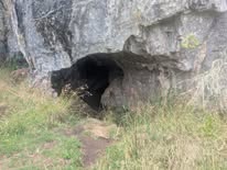 Trip lead and caving chat at Iain’s event image